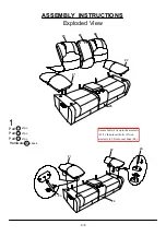 Preview for 6 page of Furniture of America Ffion CM6219LV Assembly Instructions Manual