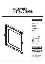 Furniture of America FGI-18807C25 Assembly Instructions Manual предпросмотр