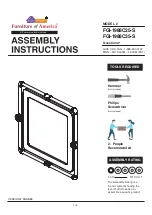 Preview for 1 page of Furniture of America FGI-1988C25-S Assembly Instructions Manual