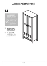 Preview for 16 page of Furniture of America FGI-2067C21 Assembly Instructions Manual