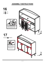 Preview for 16 page of Furniture of America FGI-2070C21 Assembly Instructions Manual