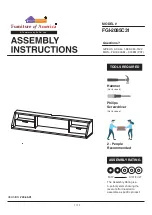 Furniture of America FGI-2085C31 Assembly Instructions Manual preview