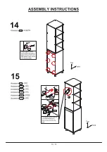 Preview for 15 page of Furniture of America FGI-2087C35-TR Assembly Instructions Manual