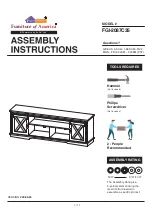 Furniture of America FGI-2087C35 Assembly Instructions Manual preview