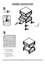 Preview for 12 page of Furniture of America FGI-2090C25 Assembly Instructions Manual