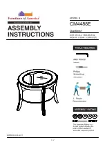 Furniture of America Finley CM4488E Assembly Instructions Manual preview