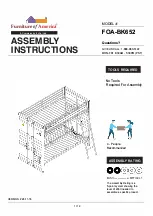 Furniture of America FOA-BK652 Assembly Instructions Manual preview