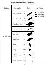 Preview for 7 page of Furniture of America FOA-BK652 Assembly Instructions Manual