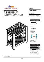 Furniture of America FOA-BK972 Assembly Instructions Manual preview