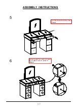 Preview for 9 page of Furniture of America FOA-DK5240 Assembly Instructions Manual