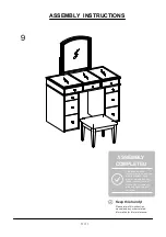 Preview for 11 page of Furniture of America FOA-DK5240 Assembly Instructions Manual