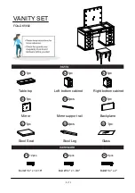 Preview for 5 page of Furniture of America FOA-DK5682 Assembly Instructions Manual