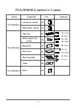 Preview for 7 page of Furniture of America FOA-DK5682 Assembly Instructions Manual