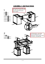 Preview for 8 page of Furniture of America FOA-DK5682 Assembly Instructions Manual