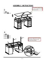 Preview for 9 page of Furniture of America FOA-DK5682 Assembly Instructions Manual