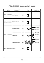 Preview for 7 page of Furniture of America FOA-DK5683 Assembly Instructions Manual