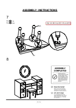 Preview for 11 page of Furniture of America FOA-DK5683 Assembly Instructions Manual