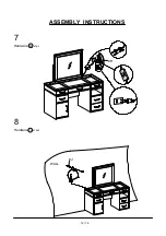 Preview for 12 page of Furniture of America FOA-DK5684 Assembly Instructions Manual