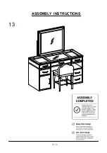 Preview for 15 page of Furniture of America FOA-DK5684 Assembly Instructions Manual