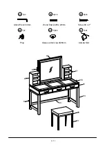 Preview for 6 page of Furniture of America FOA-DK5685 Assembly Instructions Manual