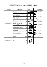 Preview for 7 page of Furniture of America FOA-DK5685 Assembly Instructions Manual