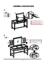 Preview for 10 page of Furniture of America FOA-DK5685 Assembly Instructions Manual