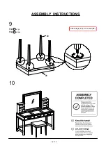 Preview for 12 page of Furniture of America FOA-DK5685 Assembly Instructions Manual