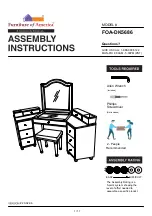 Furniture of America FOA-DK5686 Assembly Instructions Manual preview