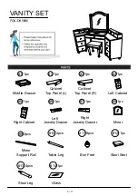 Preview for 5 page of Furniture of America FOA-DK5686 Assembly Instructions Manual