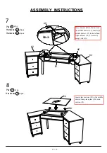 Preview for 11 page of Furniture of America FOA-DK5686 Assembly Instructions Manual