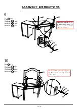 Preview for 12 page of Furniture of America FOA-DK5686 Assembly Instructions Manual