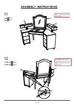 Preview for 13 page of Furniture of America FOA-DK5686 Assembly Instructions Manual