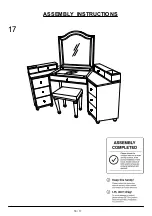 Preview for 16 page of Furniture of America FOA-DK5686 Assembly Instructions Manual