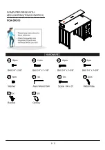 Preview for 6 page of Furniture of America FOA-DK915 Assembly Instructions Manual