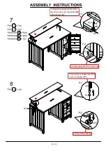 Preview for 10 page of Furniture of America FOA-DK915 Assembly Instructions Manual