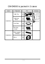 Preview for 7 page of Furniture of America FOA-DK930 Assembly Instructions Manual