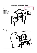 Preview for 9 page of Furniture of America FOA-DK930 Assembly Instructions Manual