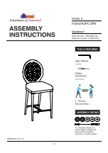 Furniture of America FOA3743PC-2PK Assembly Instructions Manual preview