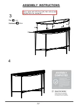 Preview for 7 page of Furniture of America FOA3743T Assembly Instructions Manual