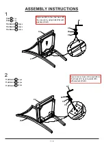 Preview for 7 page of Furniture of America FOA3786SC-2PK Assembly Instructions Manual