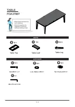 Preview for 5 page of Furniture of America FOA3786T Assembly Instructions Manual