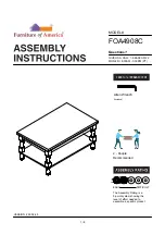 Furniture of America FOA4908C Assembly Instructions Manual preview