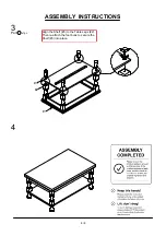 Preview for 8 page of Furniture of America FOA4908C Assembly Instructions Manual