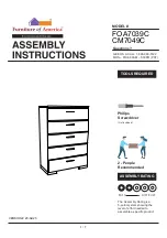 Preview for 1 page of Furniture of America FOA7039C Assembly Instructions Manual