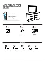 Preview for 5 page of Furniture of America FOA7039D Assembly Instructions Manual