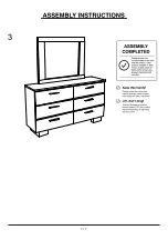 Preview for 7 page of Furniture of America FOA7039D Assembly Instructions Manual