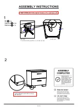 Preview for 6 page of Furniture of America FOA7039N Assembly Instructions Manual