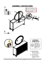 Preview for 9 page of Furniture of America FOA7157D Assembly Instructions Manual