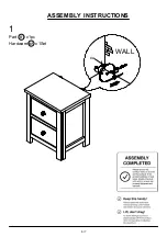 Preview for 6 page of Furniture of America FOA7169N Assembly Instructions Manual