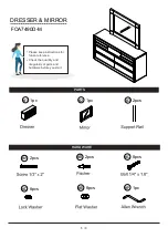 Preview for 5 page of Furniture of America FOA7490D-M Assembly Instructions Manual